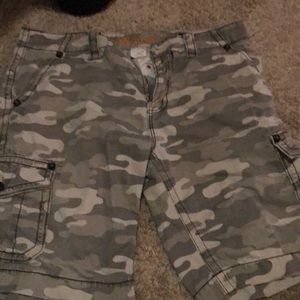Rock revival cargo shorts